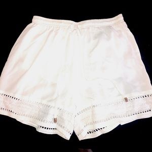 Cute, comfy, white shorts!